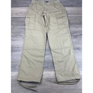 5.11 Tactical Men's TDU Adjustable Work Pants, 74003 - TDU Khaki, Large/35.5”-39